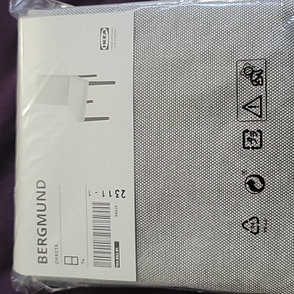 Bergmund Chair Cover Light Grey